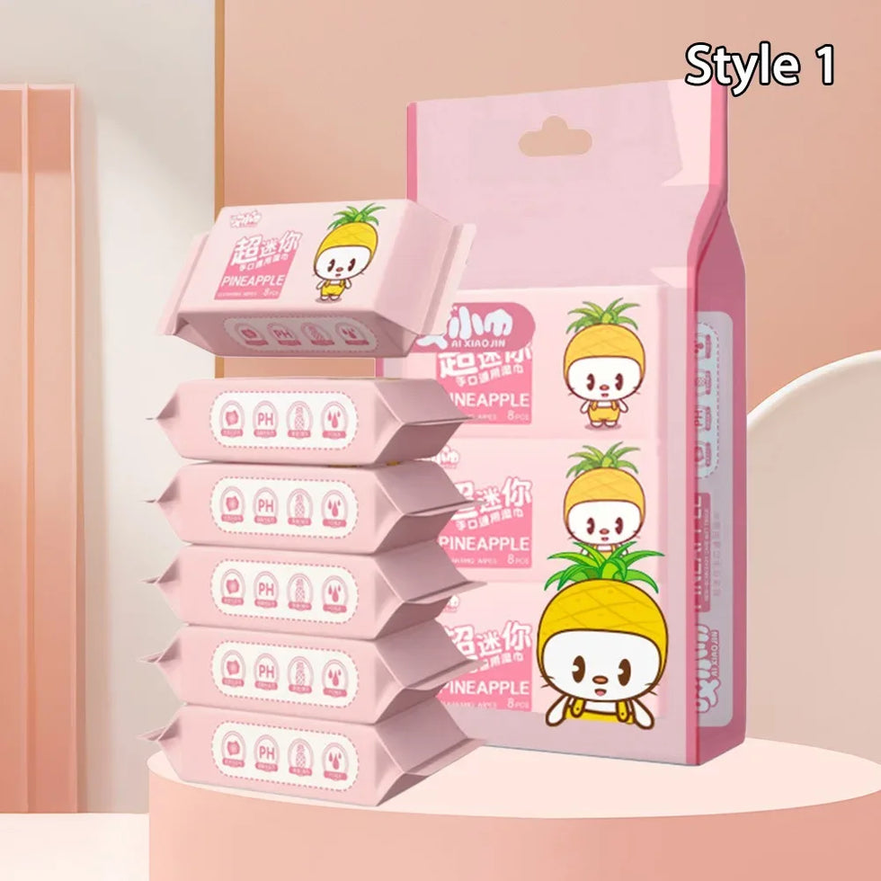 64 pcs New Soft Baby Wet Wipes - Gentle & Refreshing