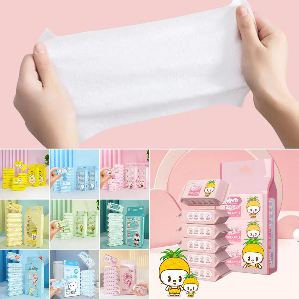 64 pcs New Soft Baby Wet Wipes - Gentle & Refreshing
