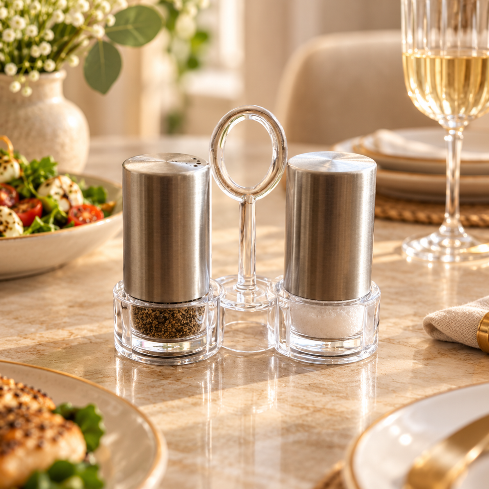 Acrylic Salt & Pepper Mill Set