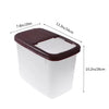 10kg Rice Storage Container with Airtight Lid - Clarify.pk