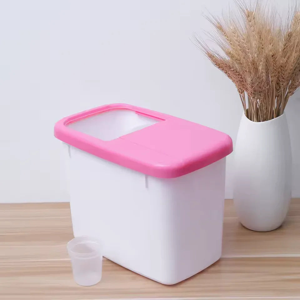 10kg Rice Storage Container with Airtight Lid - Clarify.pk