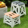 Plastic Foldable Chair for Home Use - Durable Stool - Clarify.pk