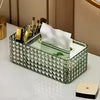 Luxury Plastic Tissue Organizer Box with Lid - Clarify.pk