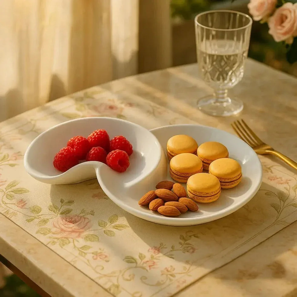 Porcelain High Tea Platter for Elegant Serving