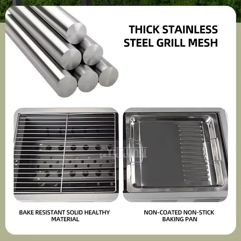 Portable Barbecue Grill for Outdoors - Durable & Easy-to-Use - Clarify.pk