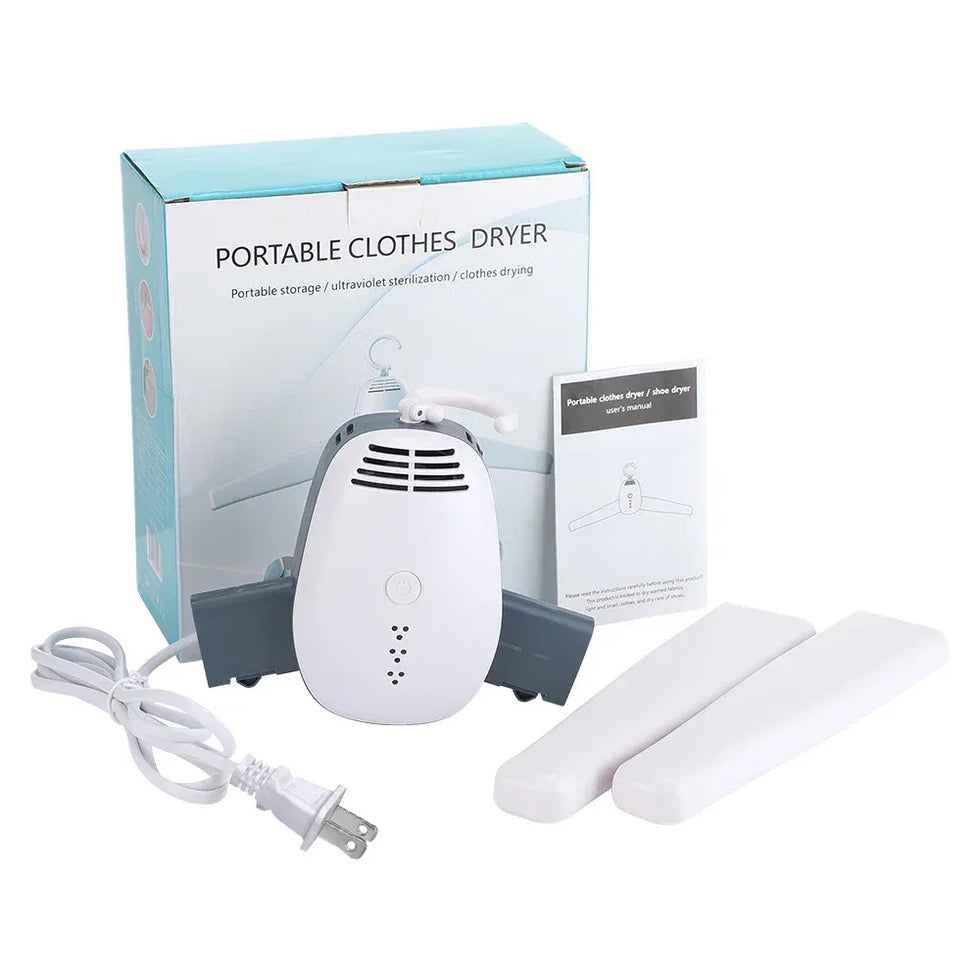 Portable Clothes Dryer with Foldable Hanger