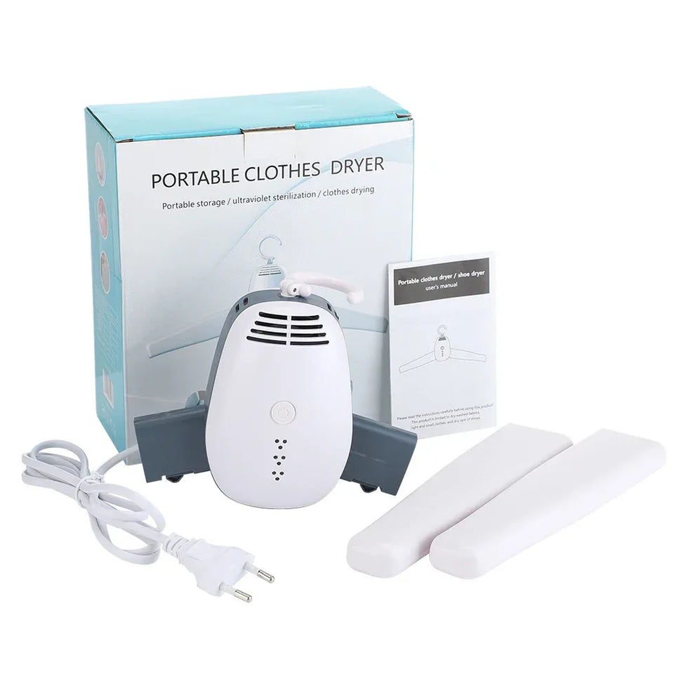 Portable Clothes Dryer with Foldable Hanger