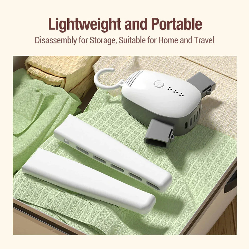 Portable Clothes Dryer with Foldable Hanger