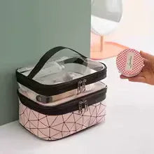 Portable Cosmetic Storage Organizer Makeup Bag