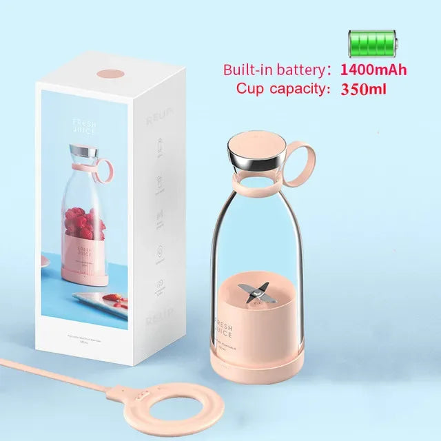 Portable Electric Juicer Blender - Compact & Stylish