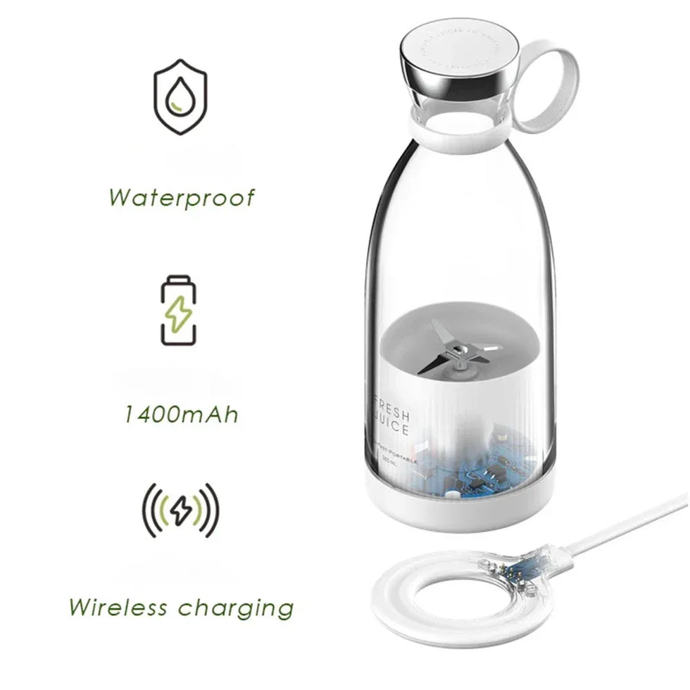 Portable Electric Juicer Blender - Compact & Stylish