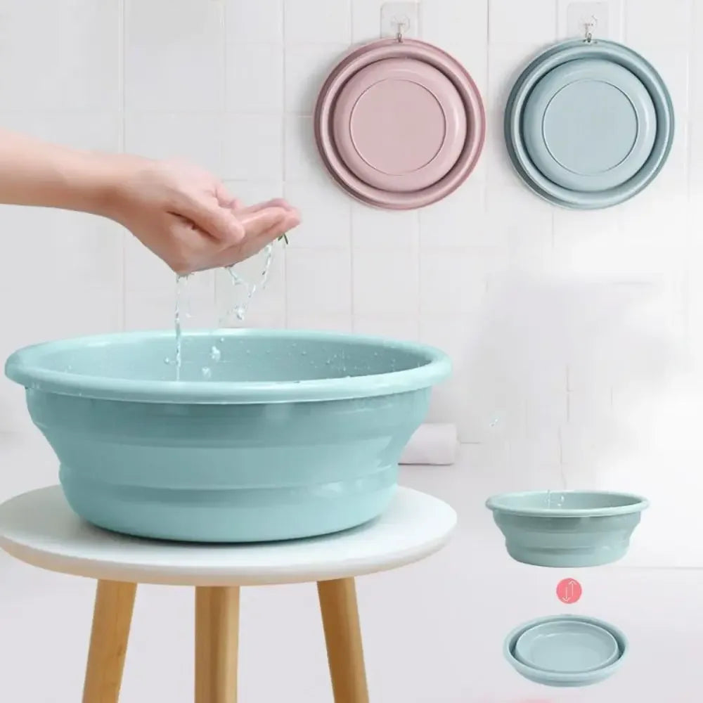 Portable Folding Laundry Tub - Collapsible Basin - Clarify.pk