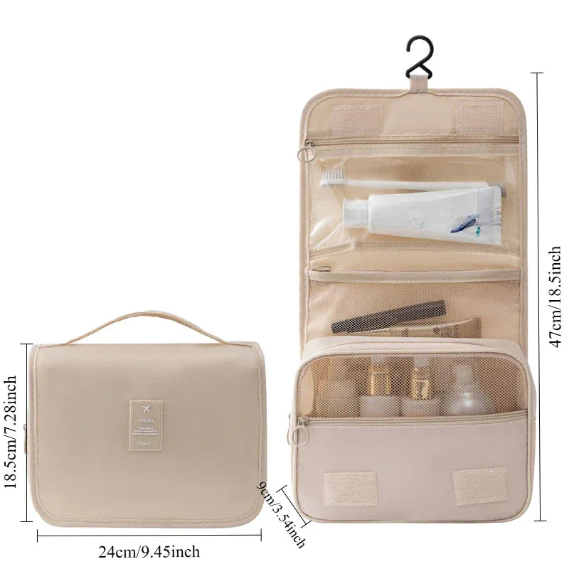 Portable Hanging Toiletry Bag for Travel - Clarify.pk