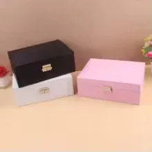 Portable Jewelry Box for Girls – Compact & Stylish - Clarify.pk