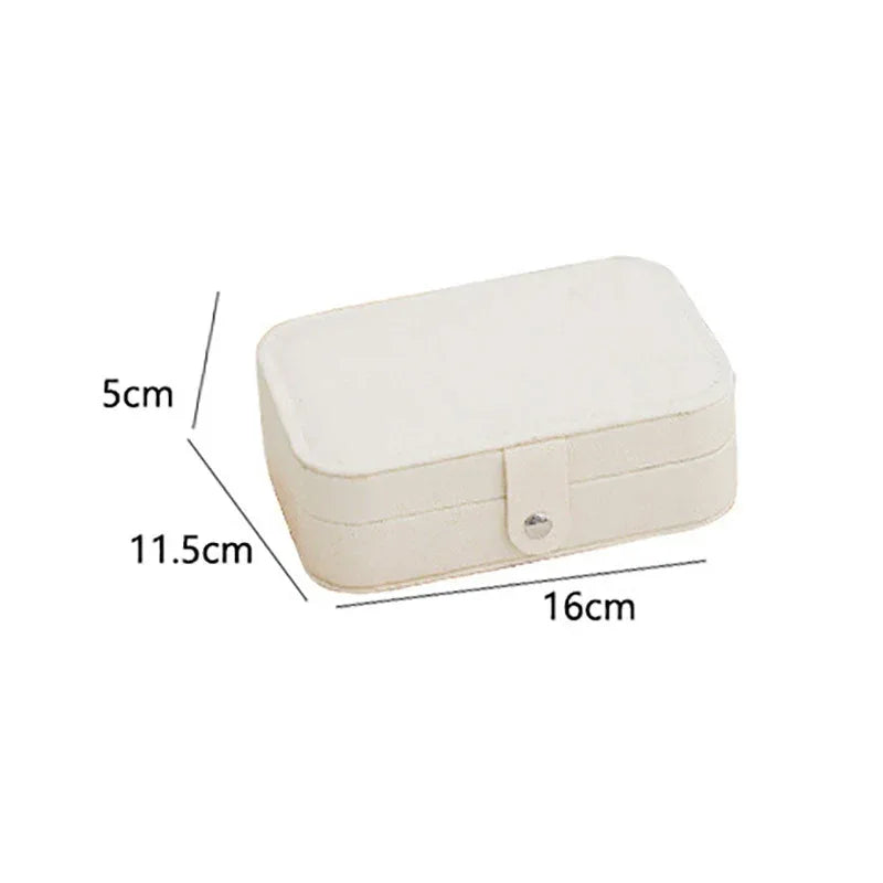 Portable Jewelry Storage Box with Multiple Compartments - Clarify.pk