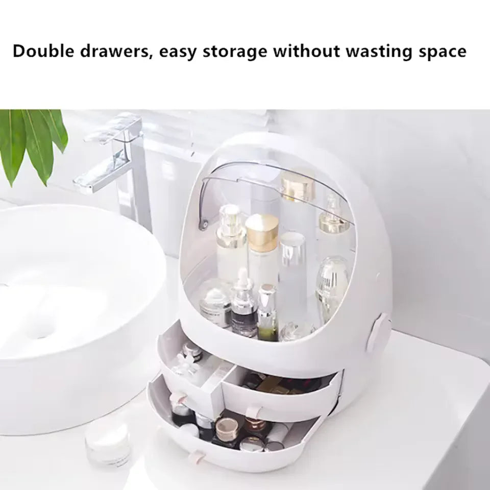 Portable Makeup Organizer with Drawers - Compact & Durable