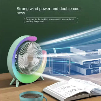 Portable Marquee Fan with Night Light - Clarify.pk