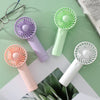 Portable Mini Fan USB Rechargeable with LED Light - Clarify.pk