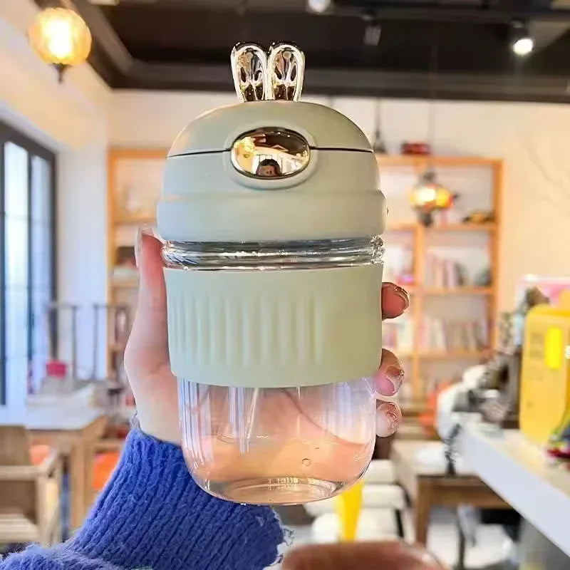 Portable Rabbit Water Bottle - Cute & Travel-Friendly - Clarify.pk