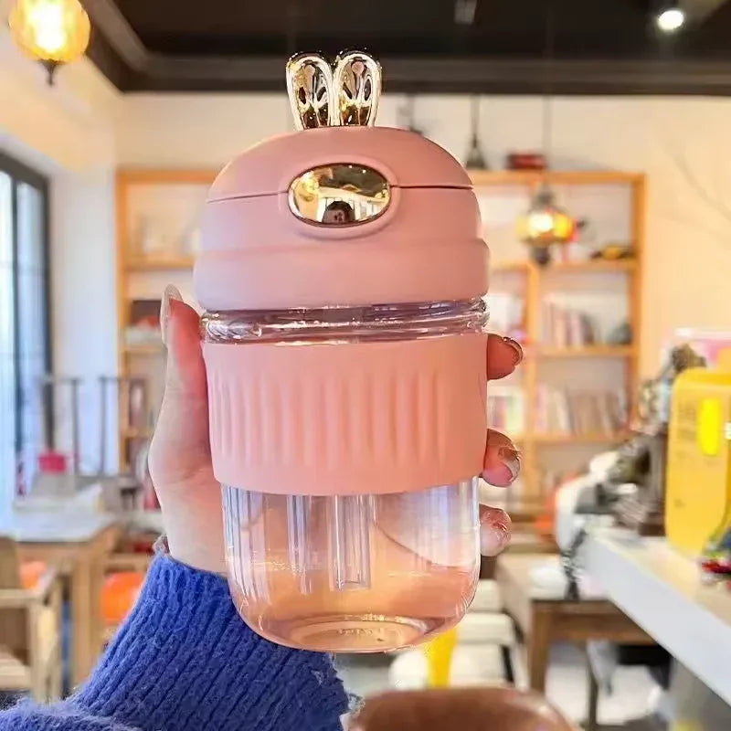 Portable Rabbit Water Bottle - Cute & Travel-Friendly - Clarify.pk