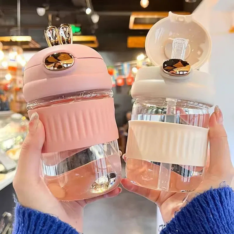 Portable Rabbit Water Bottle - Cute & Travel-Friendly - Clarify.pk