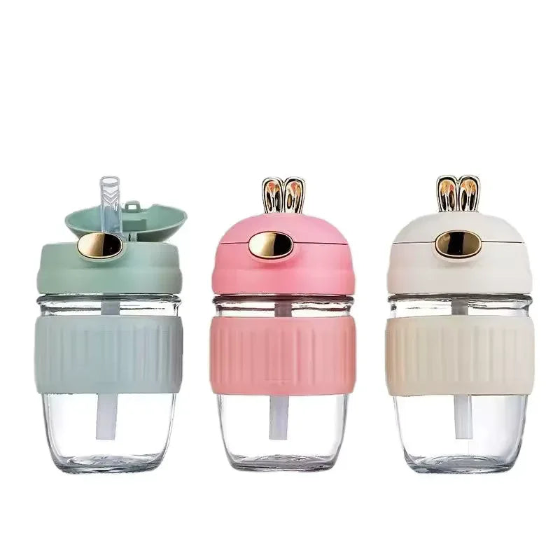 Portable Rabbit Water Bottle - Cute & Travel-Friendly - Clarify.pk