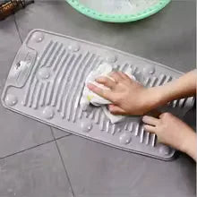 Portable Silicone Washing Board for Easy Scrubbing