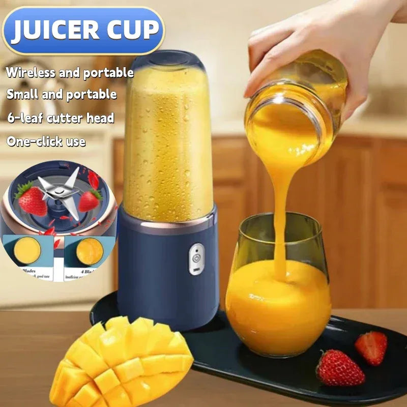 Rechargeable Portable USB Juicer Blender - Clarify.pk