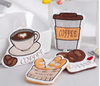 Coffee-Shaped Microfiber Cleaning Towel