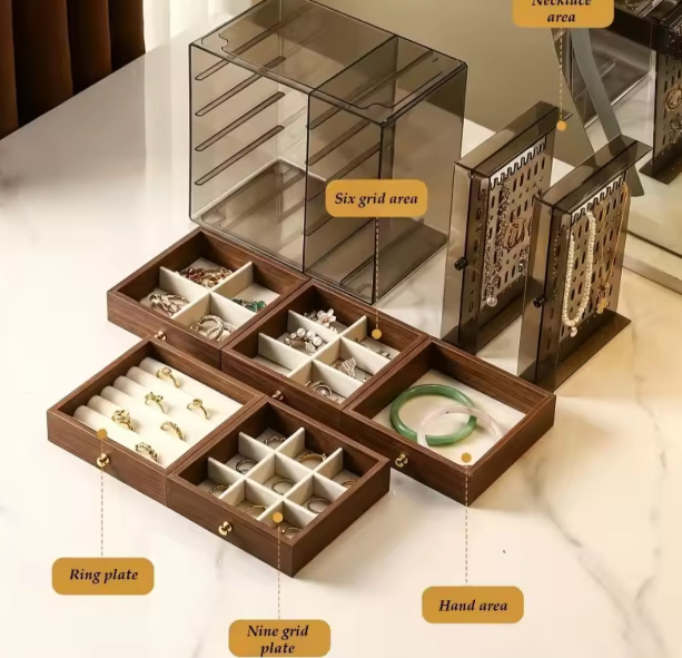 Multi-Layer Jewelry & Necklace Storage Organizer