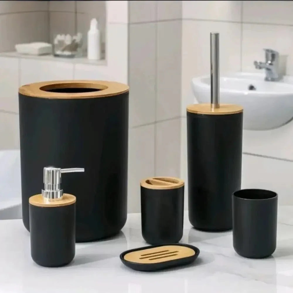 Premium 6 Pieces Bathroom Accessories Set - Clarify.pk