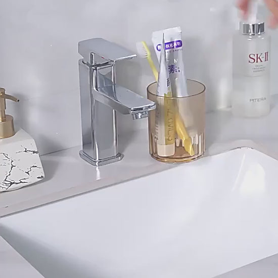 Wall mounted bathroom toothbrush holder Free punching toilet drain toothpaste storage rack dental appliance sorting rack