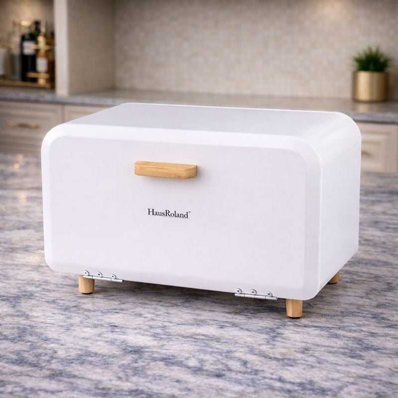 HausRoland Luxury Bread Box – Premium Steel Storage MJ