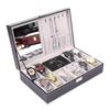 PU Leather 8+3 Watch Box with Jewelry Storage - Clarify.pk