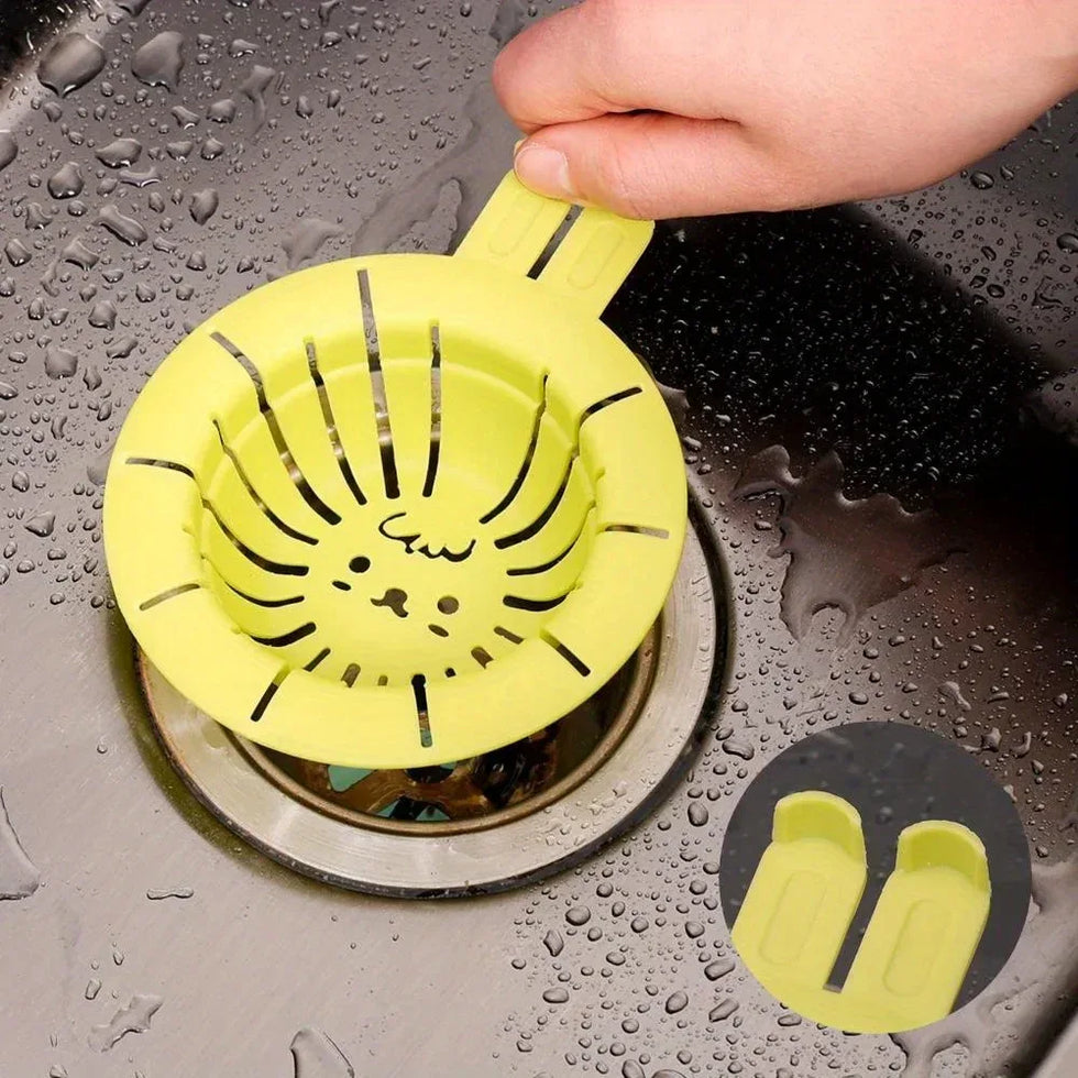 Rabbit Drain Basket Strainer for Kitchen Use