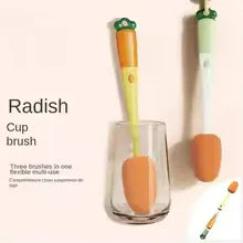 Radish Long Handle Bottle Brush for Cleaning - Clarify.pk