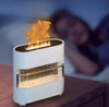 Rain Effect Humidifier with Flame LED Light - Clarify.pk