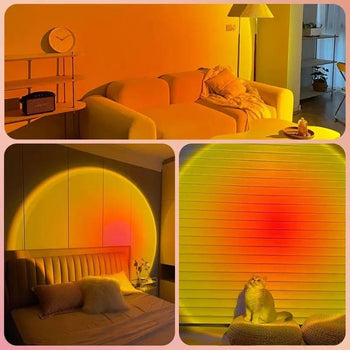 15 in 1 Rainbow Sunset Lamp for Home Decor - Clarify.pk