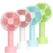 Rechargeable Mini Portable Fan - Compact & Lightweight - Clarify.pk