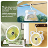 BearBreeze Mini Cartoon Standing Desk Fan with Integrated Wall Hook
