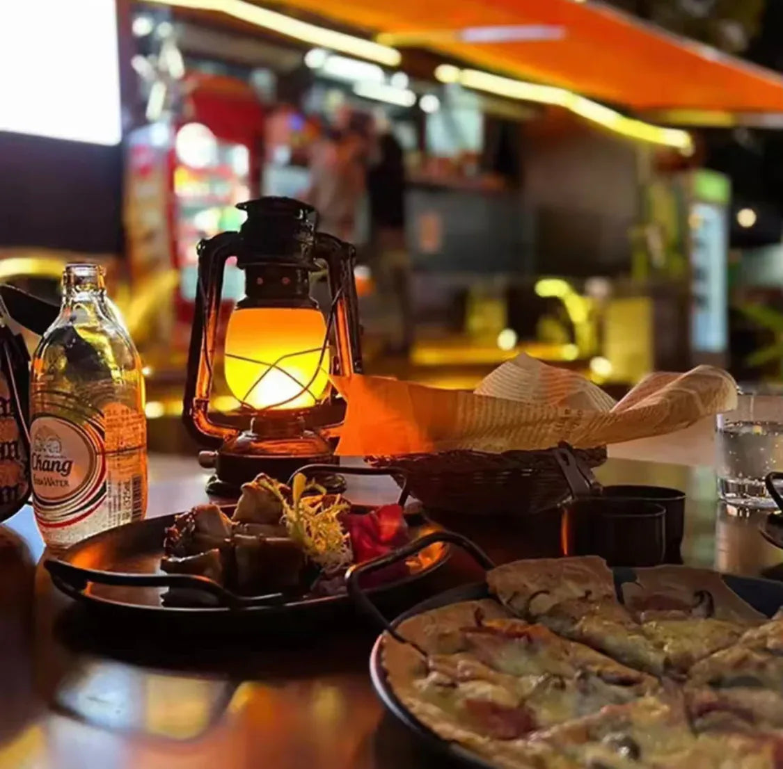 Retro Portable Lantern Rechargeable with Touch Switch - Clarify.pk