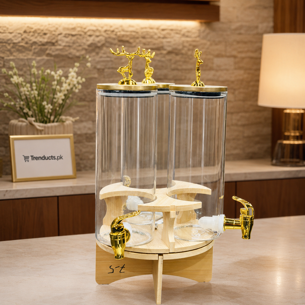 3-in-1 Revolving Beverage Dispenser with Stand