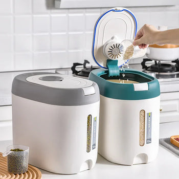 Rice Storage Container with Airtight Lid - Clarify.pk