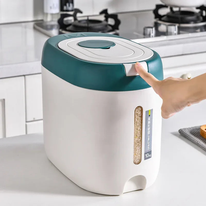 Rice Storage Container with Airtight Lid