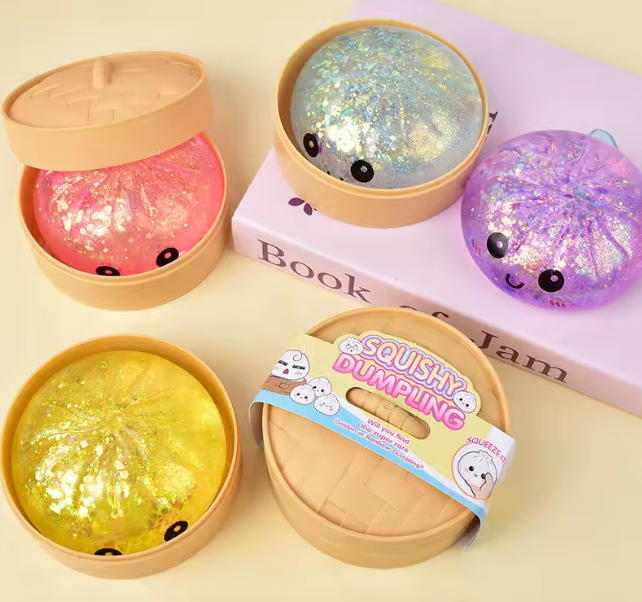 Glitter Orbeez Squishy Dumpling Toy