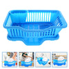 Dish Drainer with Drip Tray for Kitchen Sink Rack