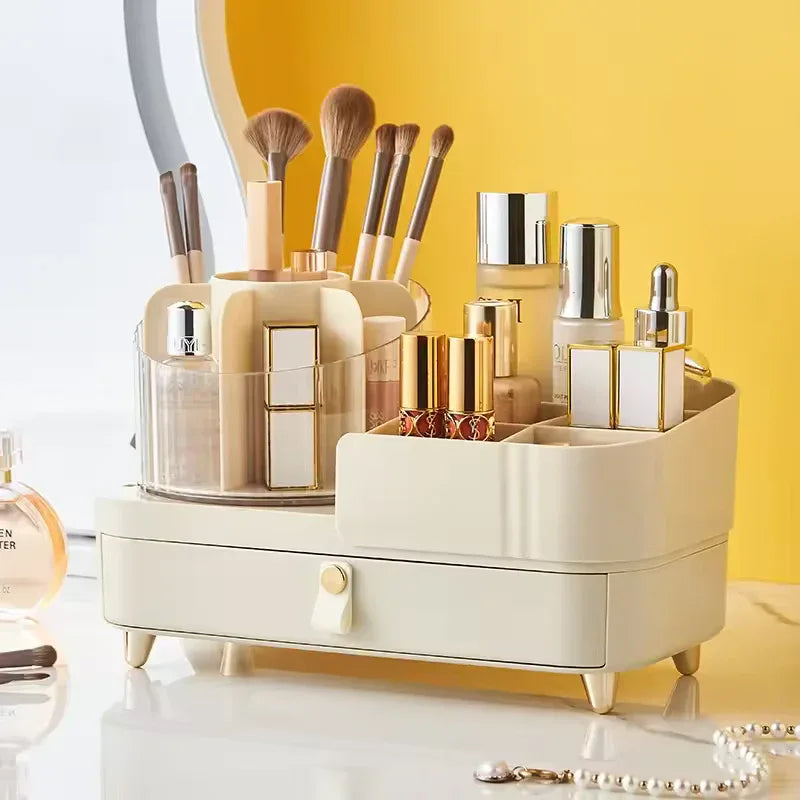 Jewelry and Makeup Organizer Box with Drawer - Clarify.pk