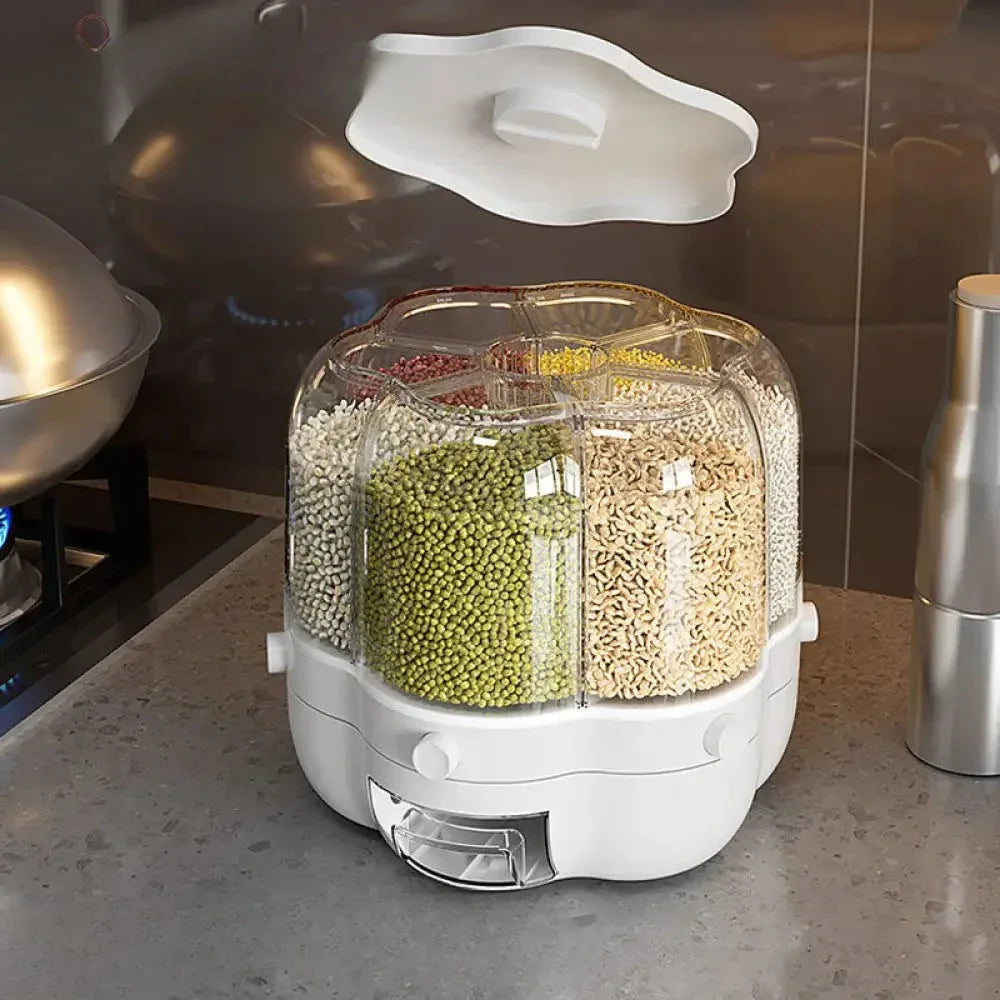 Rotating Rice Dispenser with 360° Rotation - Clarify.pk