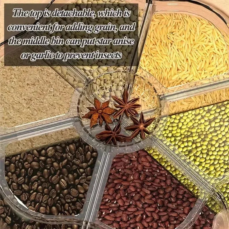 Rotating Rice Dispenser with 360° Rotation - Clarify.pk