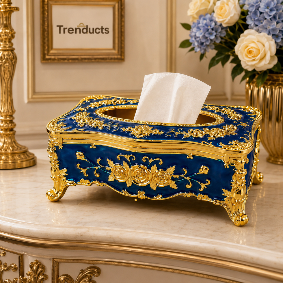 Royal Elegance Decorative Tissue Box – 4 Styles